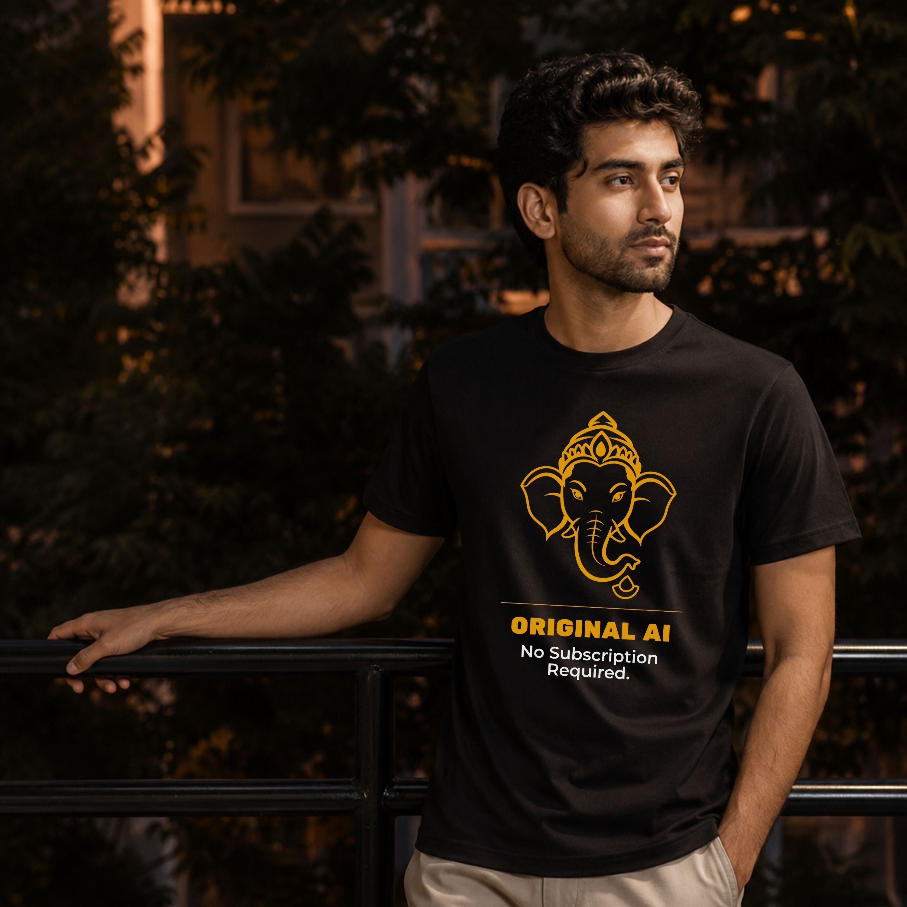 Original AI No Subscription Required | Oversized T-Shirt