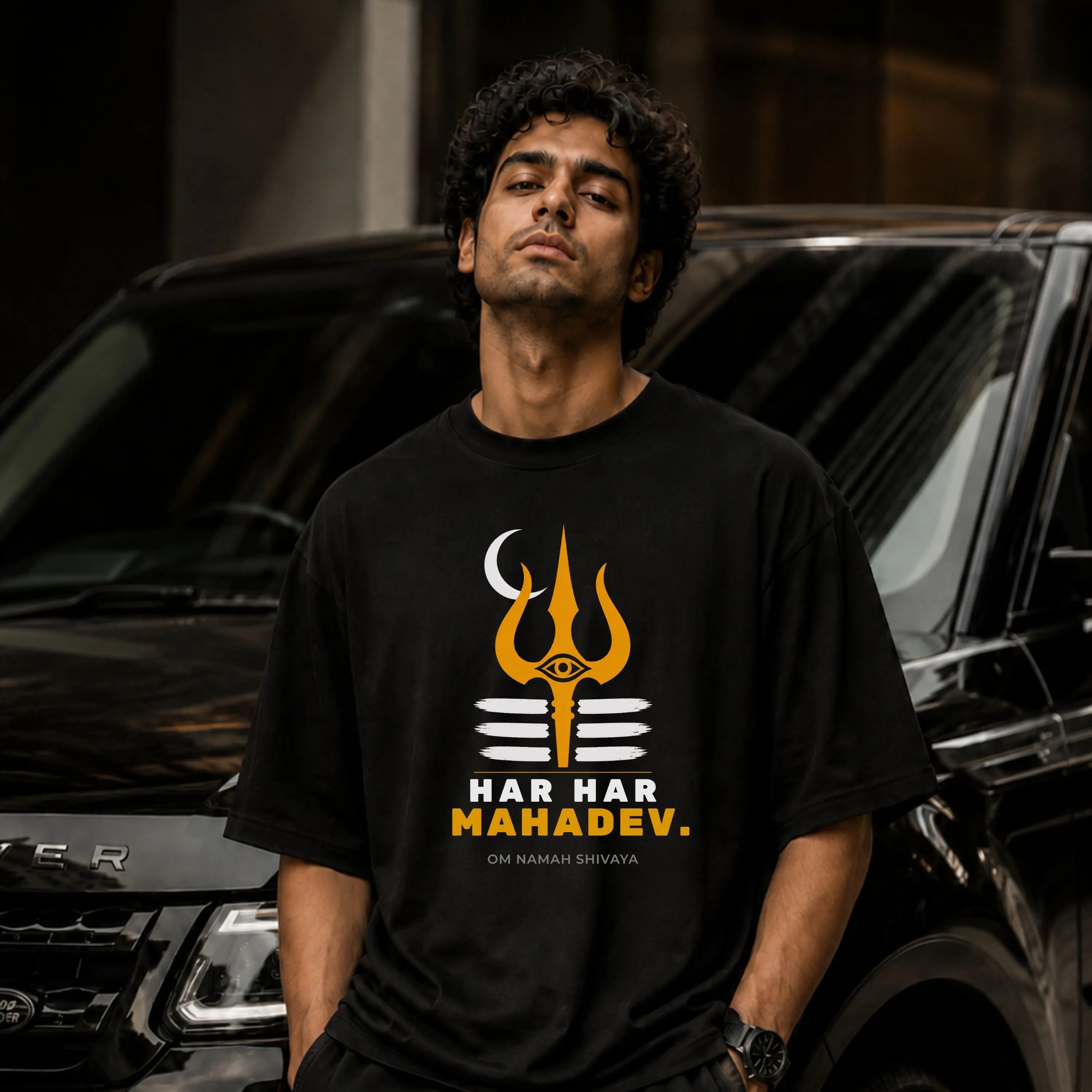 Har Har Mahadev Om Namah Shivaya | Oversized T-Shirt