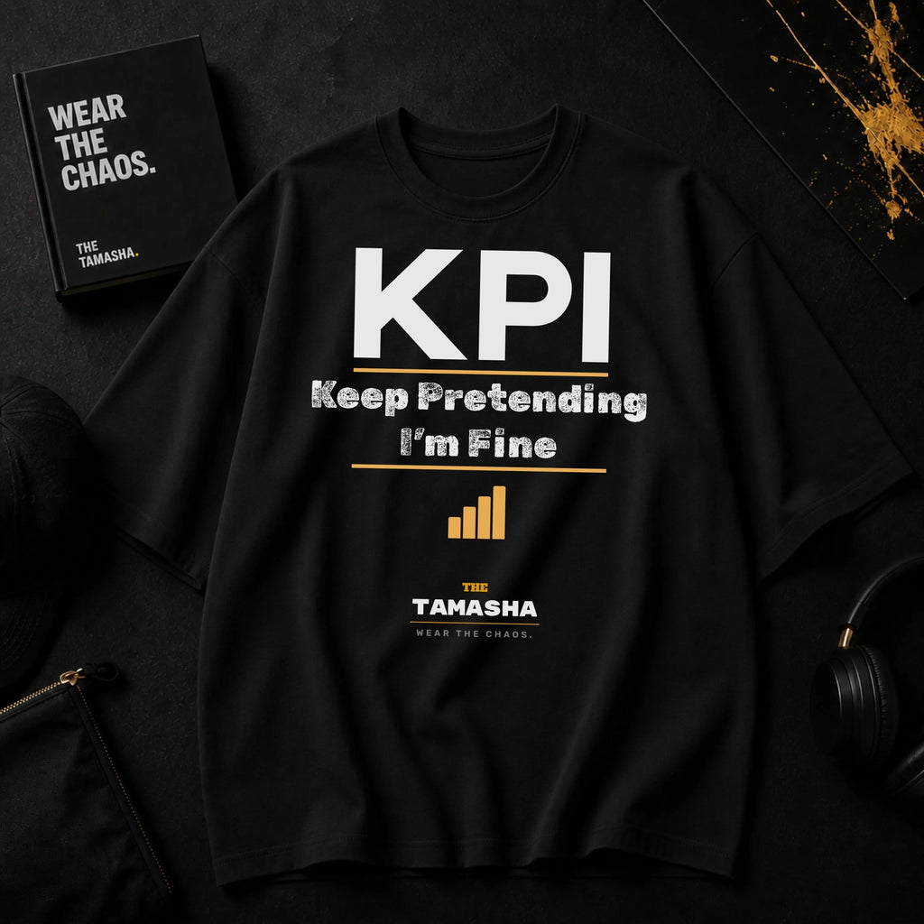 KPI: Keep Pretending. I'm Fine. | Oversized T-Shirt