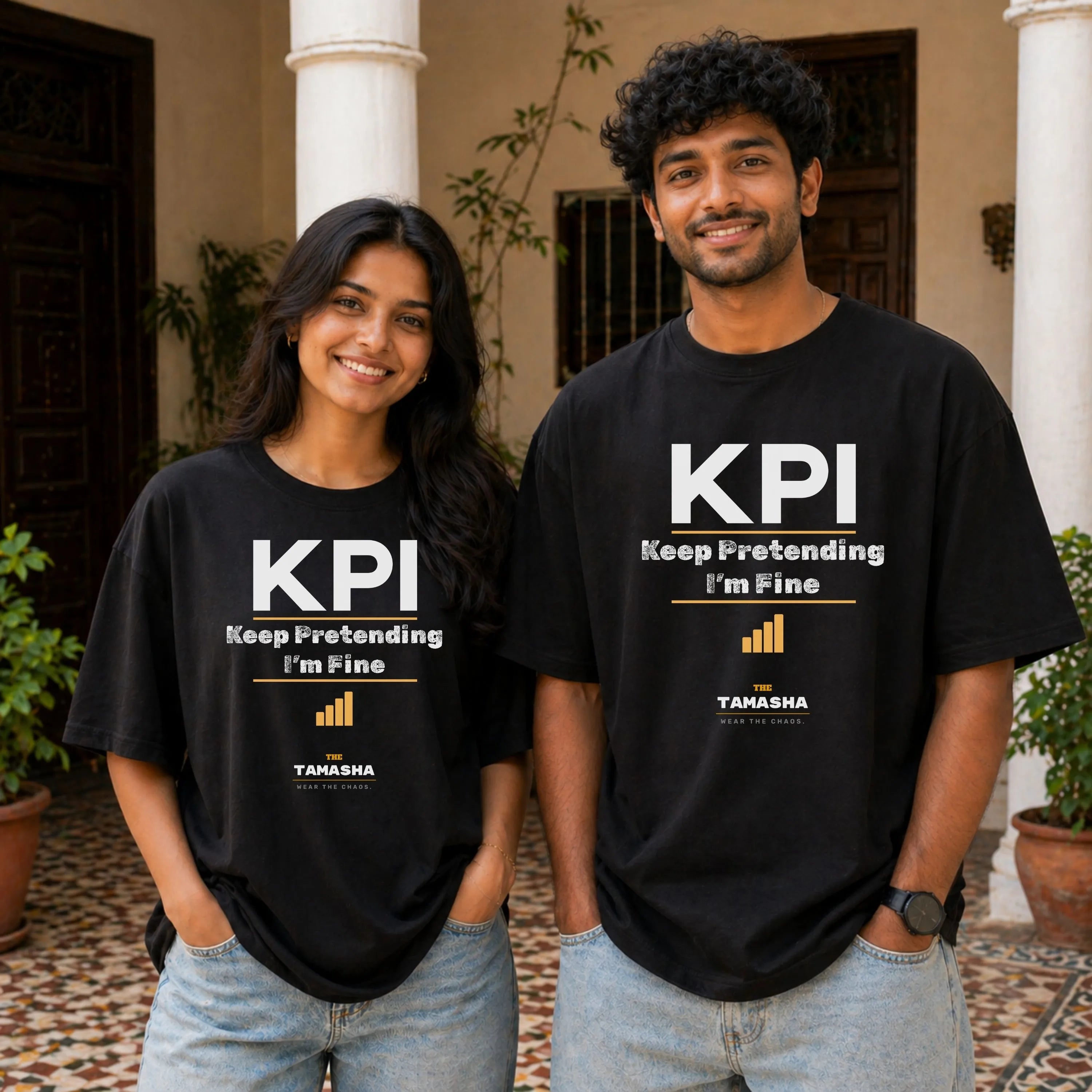 KPI: Keep Pretending. I'm Fine. | Oversized T-Shirt