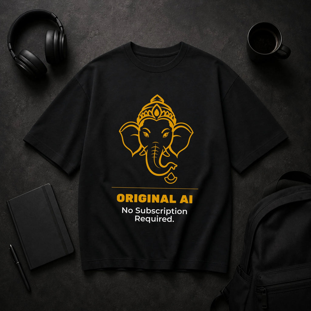 Original AI No Subscription Required | Oversized T-Shirt