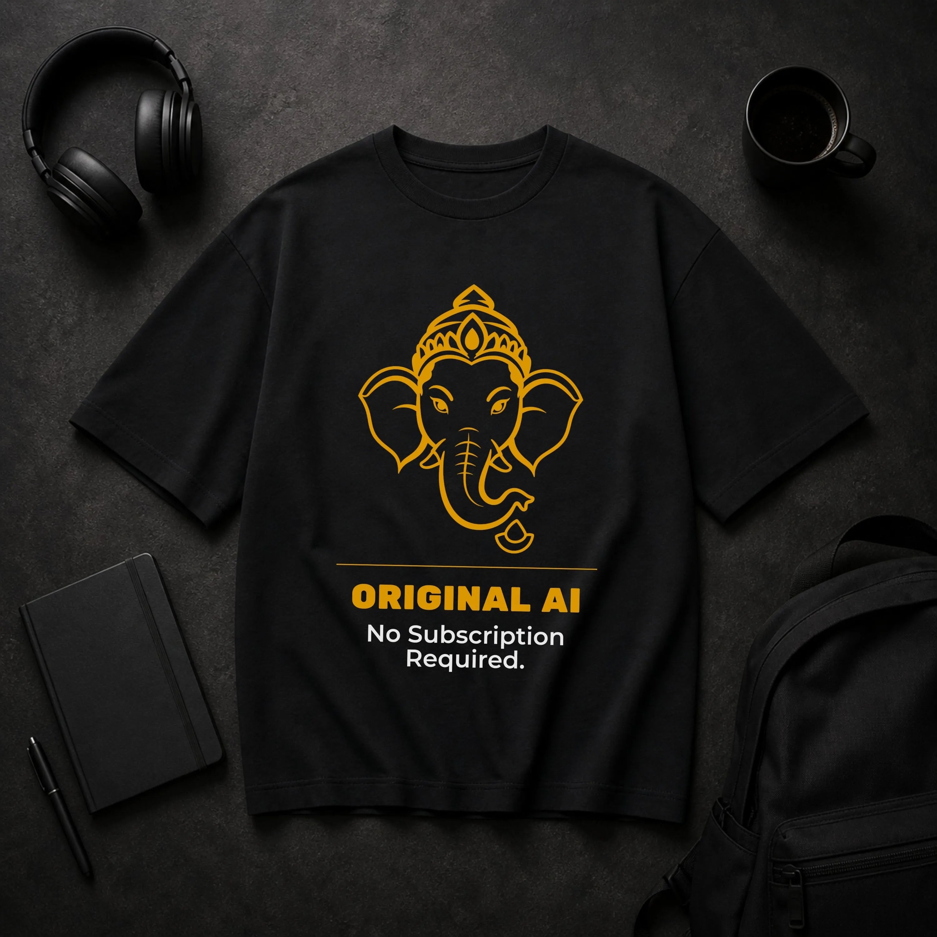 Original AI No Subscription Required | Oversized T-Shirt