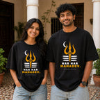 Har Har Mahadev Om Namah Shivaya | Oversized T-Shirt