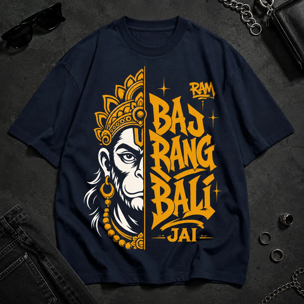 Bajrang Bali Oversized T-Shirt – Divine Streetwear