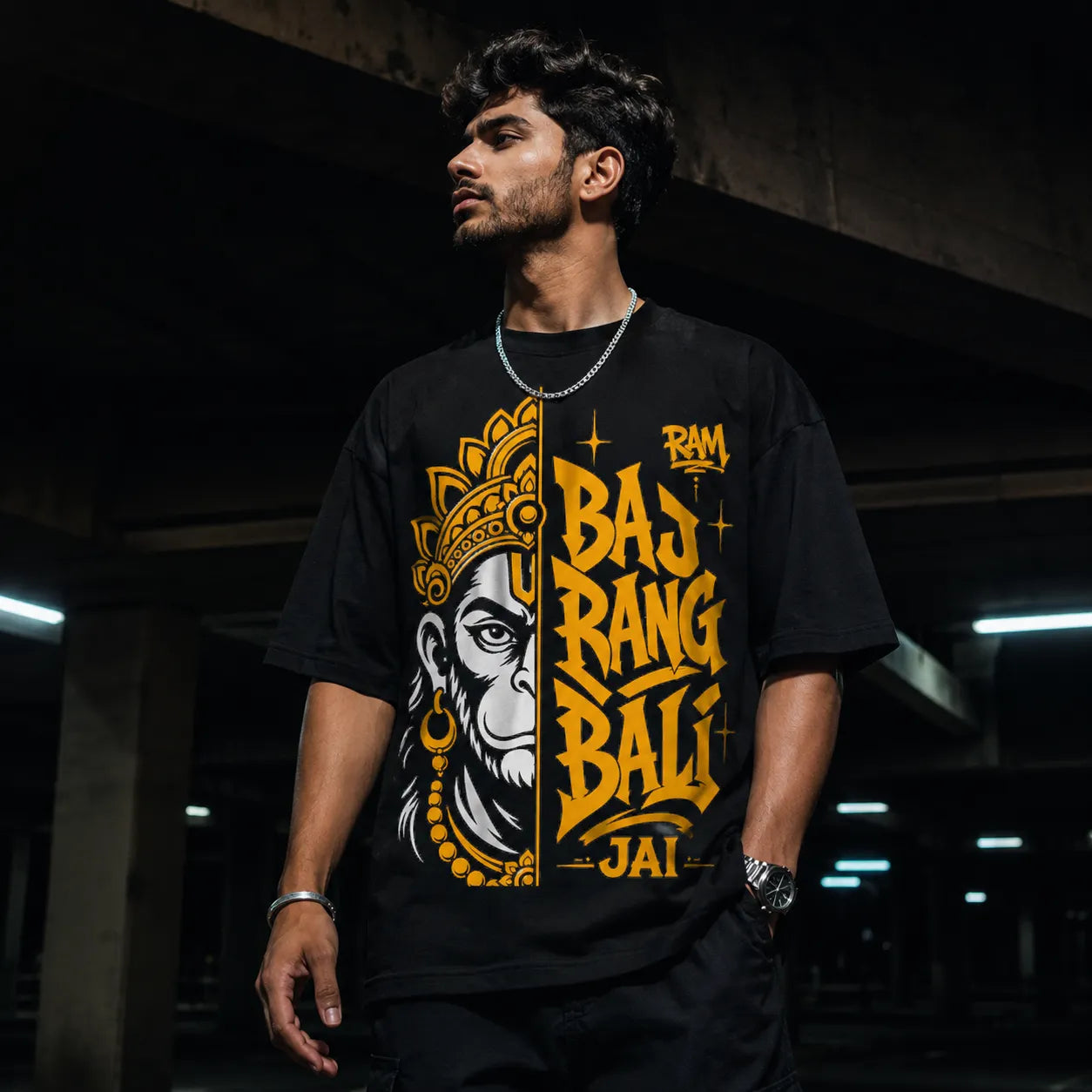 Bajrang Bali Oversized T-Shirt – Divine Streetwear