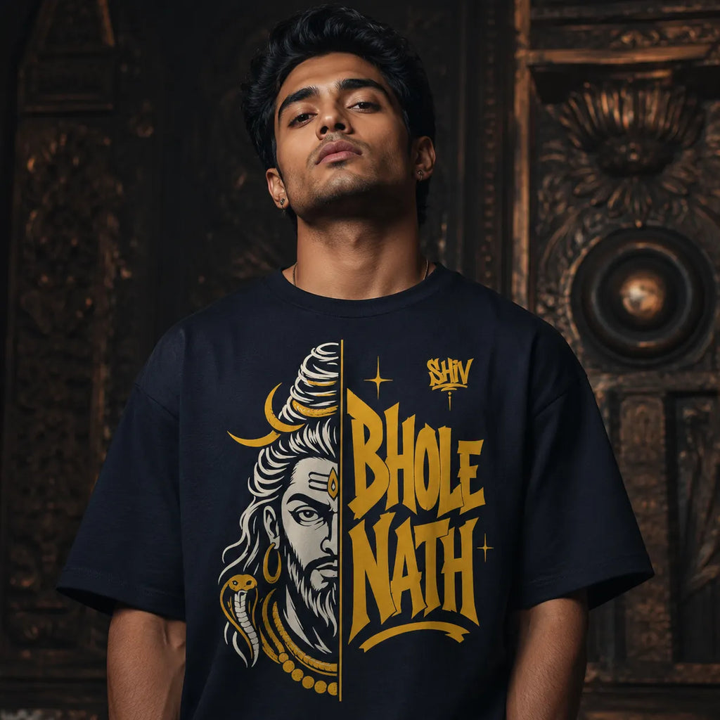 Bhole Nath. | Oversized T-Shirt