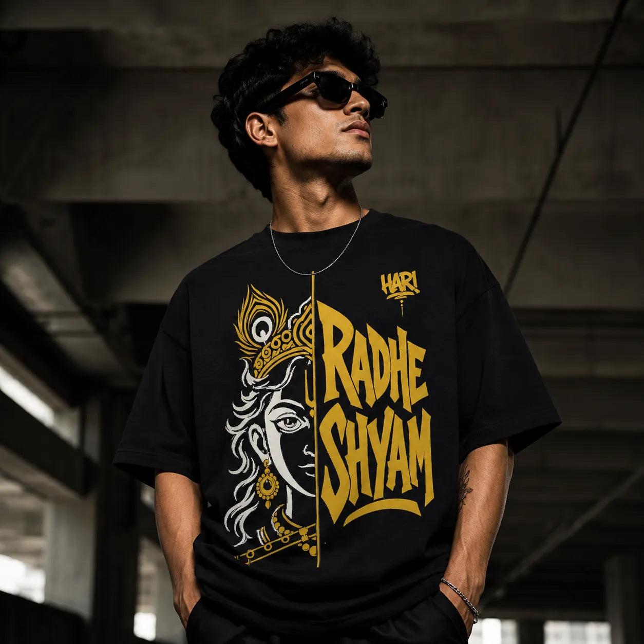 Radhe Shyam. | Oversized T-Shirt