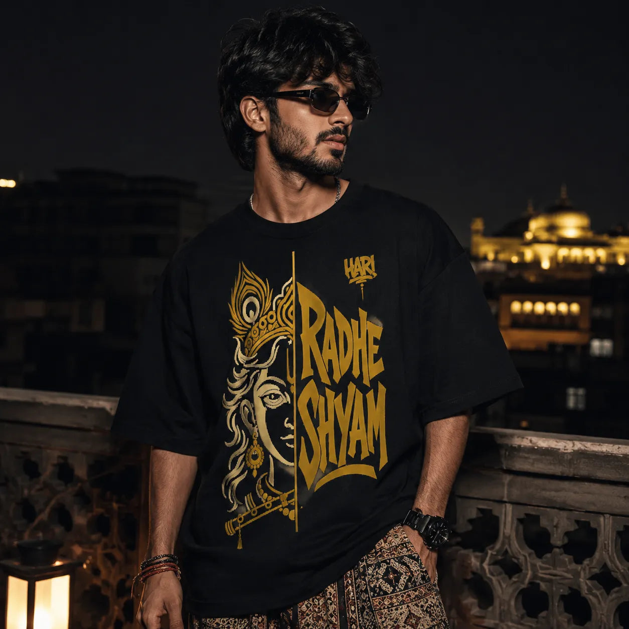 Radhe Shyam. | Oversized T-Shirt