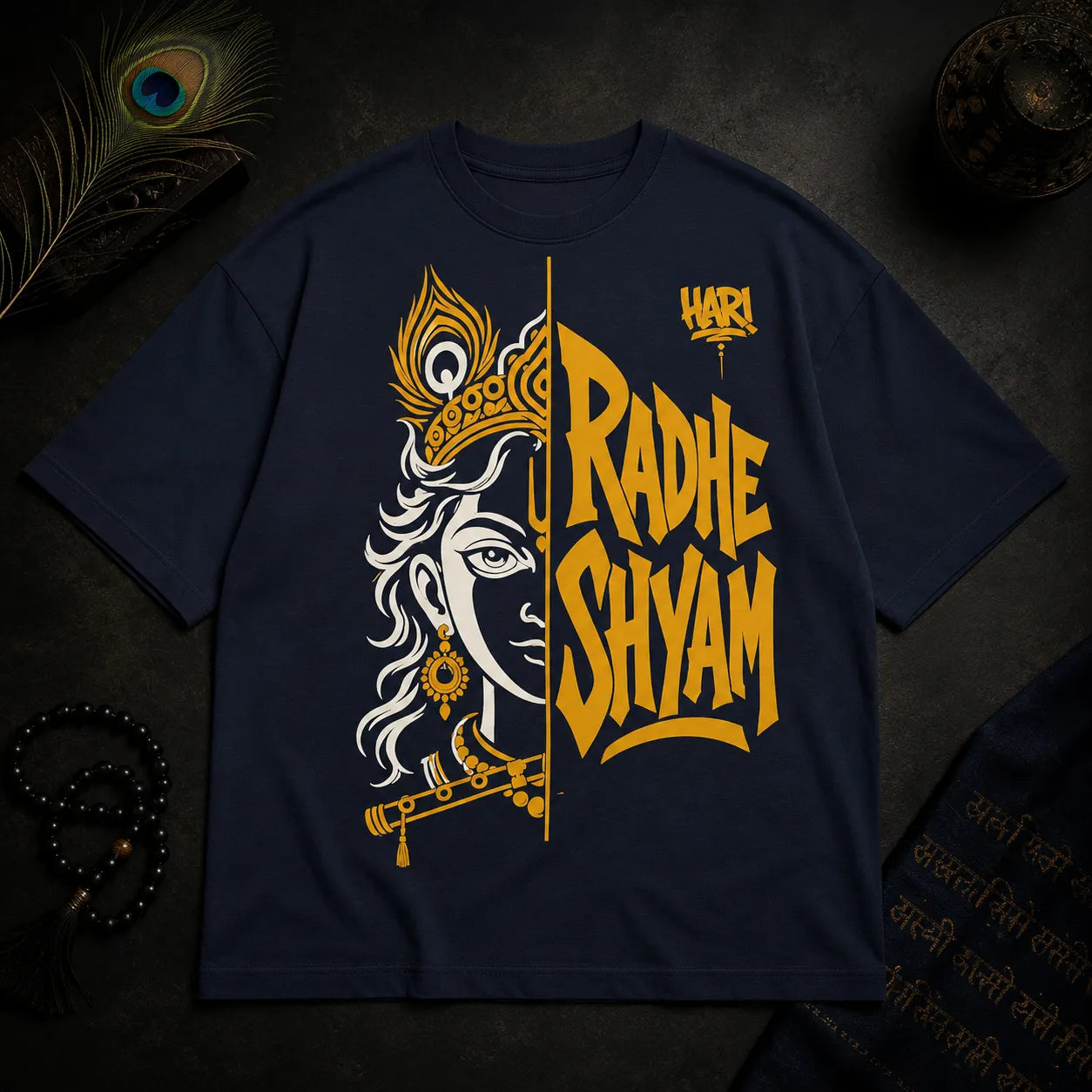 Radhe Shyam. | Oversized T-Shirt