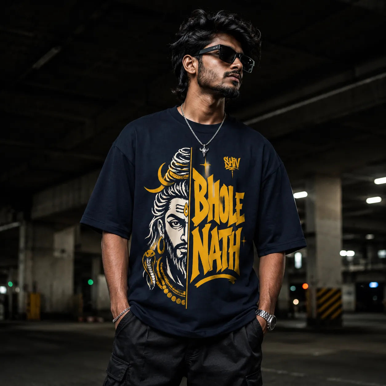 Bhole Nath. | Oversized T-Shirt