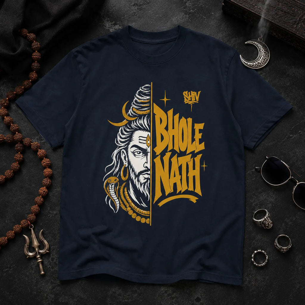 Bhole Nath. | Oversized T-Shirt