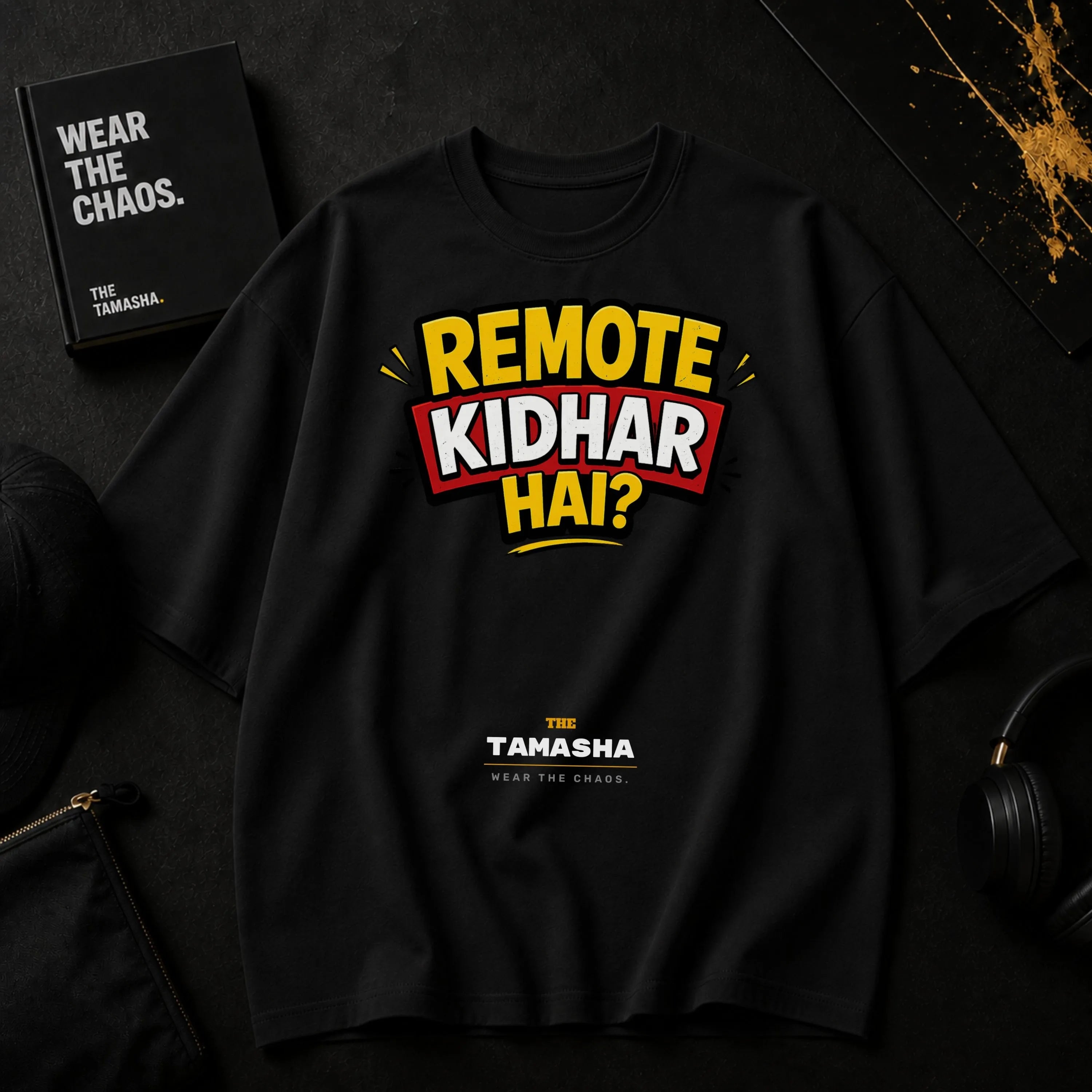 Remote Kidhar Hai? | Oversized T-Shirt