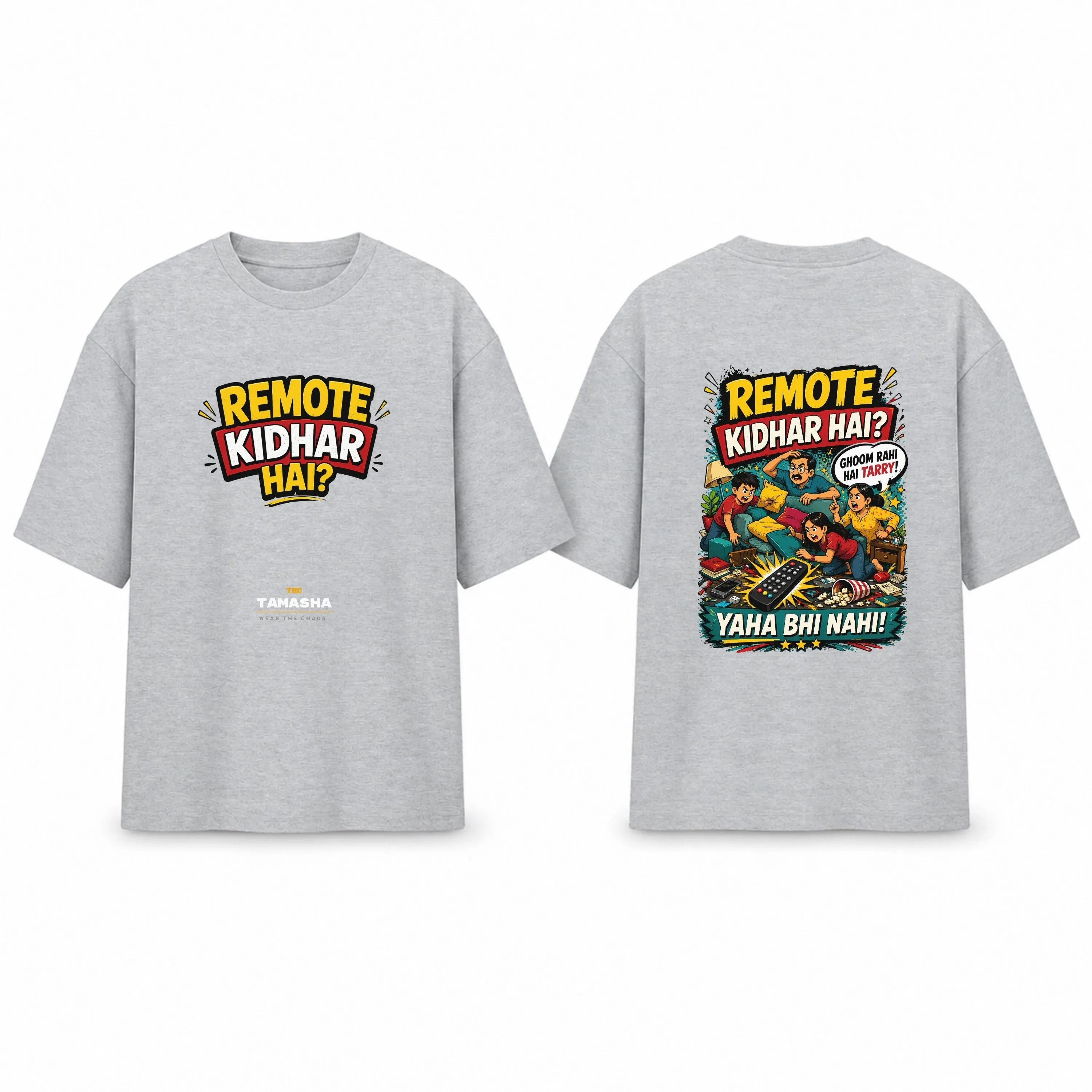 Remote Kidhar Hai? | Oversized T-Shirt