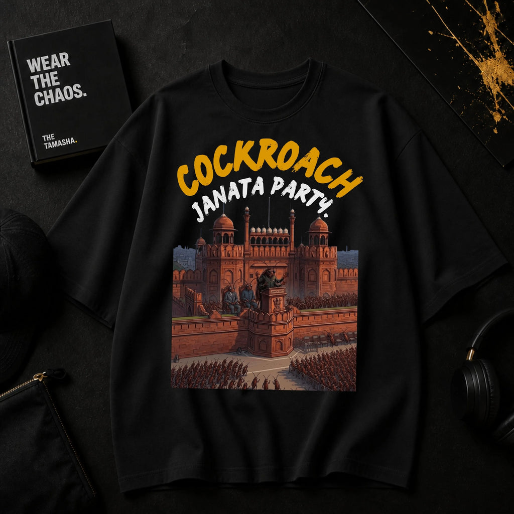 Cockroach Janata Party. | Oversized T-Shirt