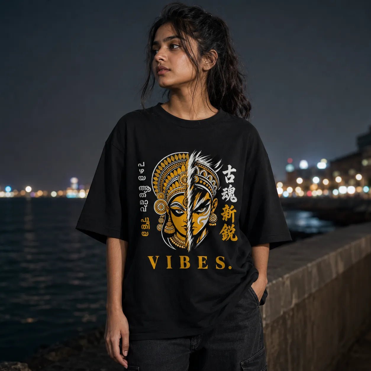 Pazhaya Aathmavu. Puthiya Bhaasha. | Oversized T-Shirt | v-9hGh1CGPaVZW0sALNhMsubTRrA3d8XOe | The Tamasha