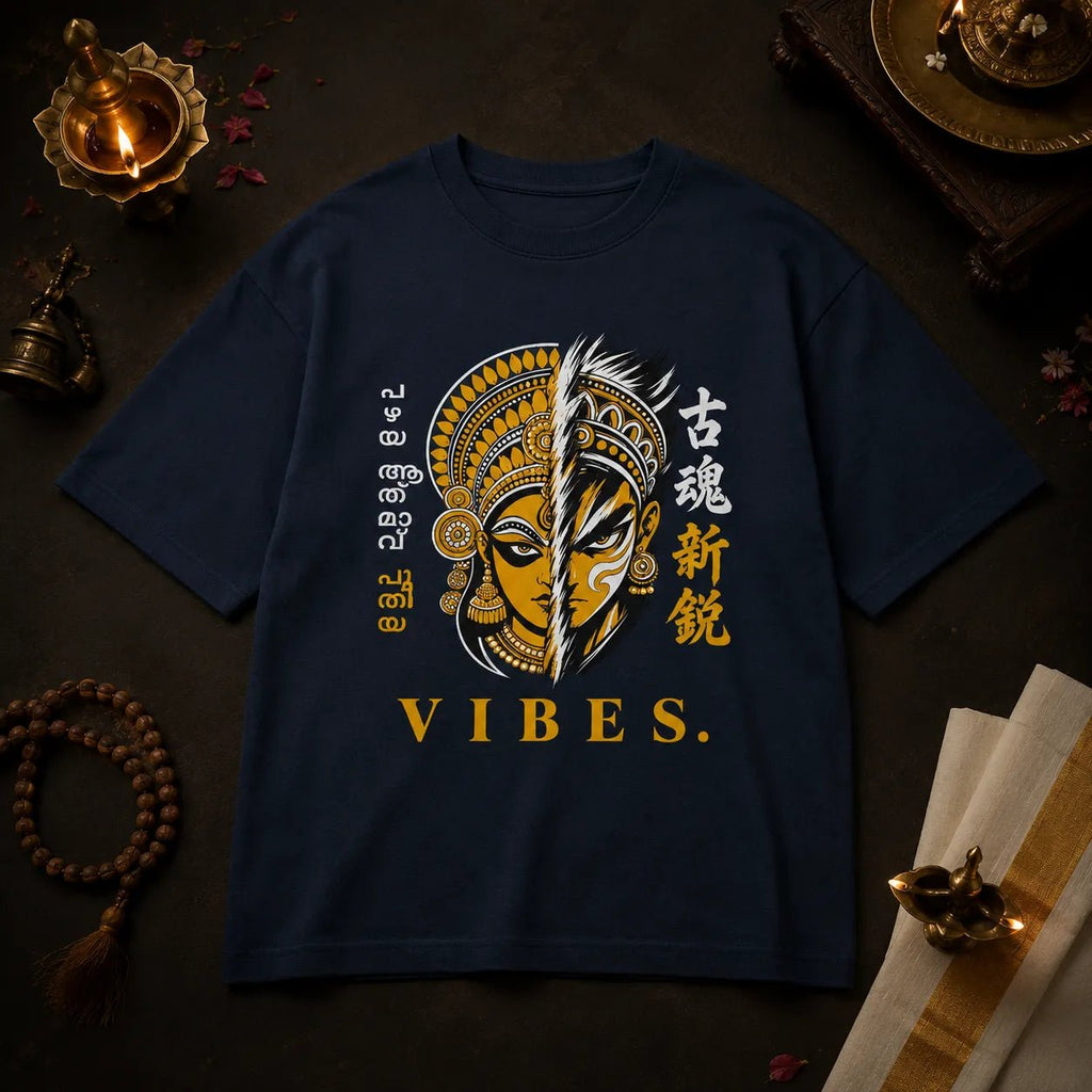 Pazhaya Aathmavu. Puthiya Bhaasha. | Oversized T-Shirt | v-9hGh1CGPaVZW0sALNhMsubTRrA3d8XOe | The Tamasha
